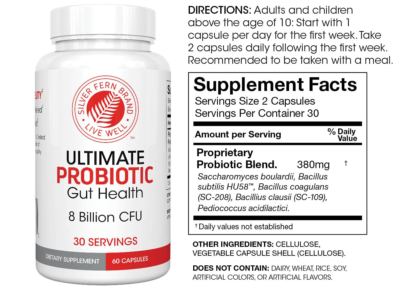 Silver Fern Gut Rehab Kit - 30 Day Supply - Cleanse Daily — Amazon image 2