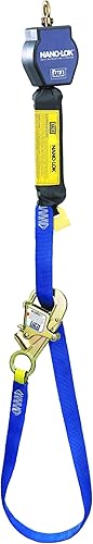 Miniatura 6 de 3M DBI-SALA Nano-Lok 3101365 - Cuerda de vida autoretráctil, 9 pies, malla de poliéster Dynema de 3/4 pulgadas, gancho de amarre, lazo de anclaje