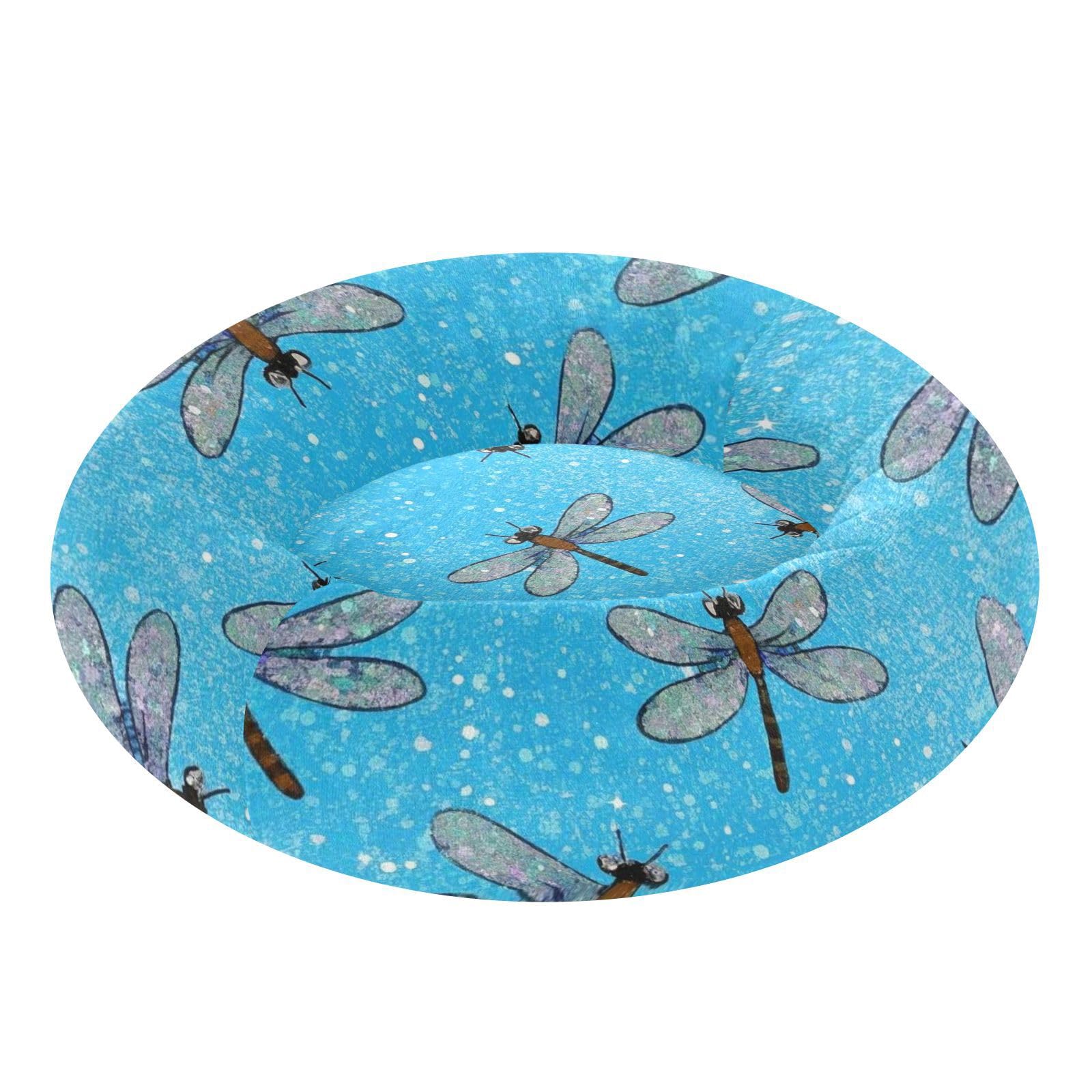 Lit confortable pour chien et chat bleu taille M isolant