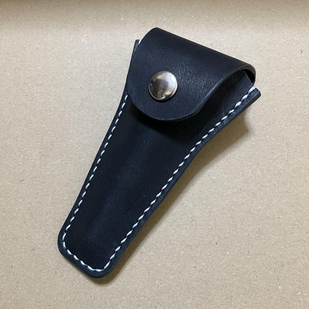 たつの(龍野)レザー トランペット用マウスピースポーチ ハンドメイド