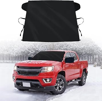 Windshield Cover for Ice and Snow for Chevrolet Chevy Colorado 2023-2025 2026, Oxford Fabric Windshield Frost Cover for Trucks,for Chevy Colorado All Weather Front Window Heat Protector