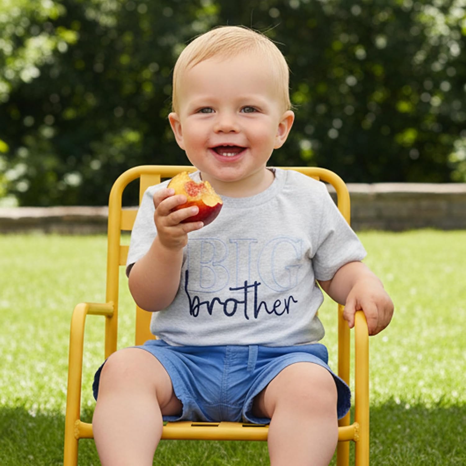 Toddler Boy Girls Clothes Sibling Matching T-Shirts Big Brother/Sister Letter Embroidered Short Sleeve Shirt Tops