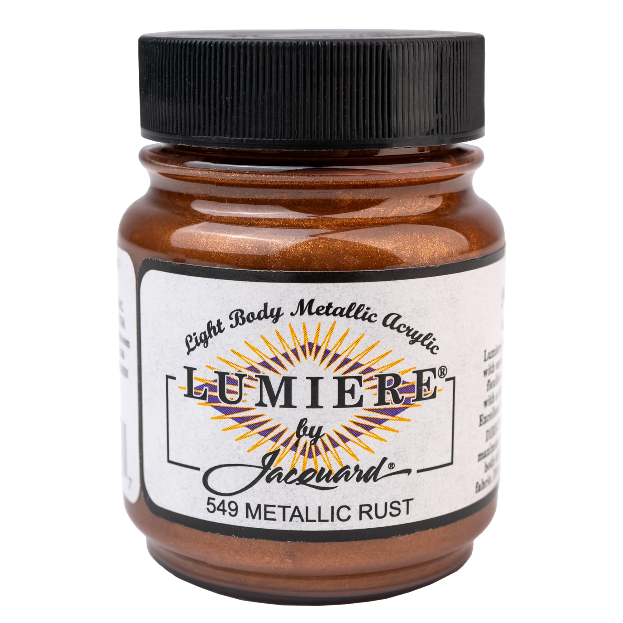 Jacquard Lumiere Paint Metallic Rust 2.25Oz