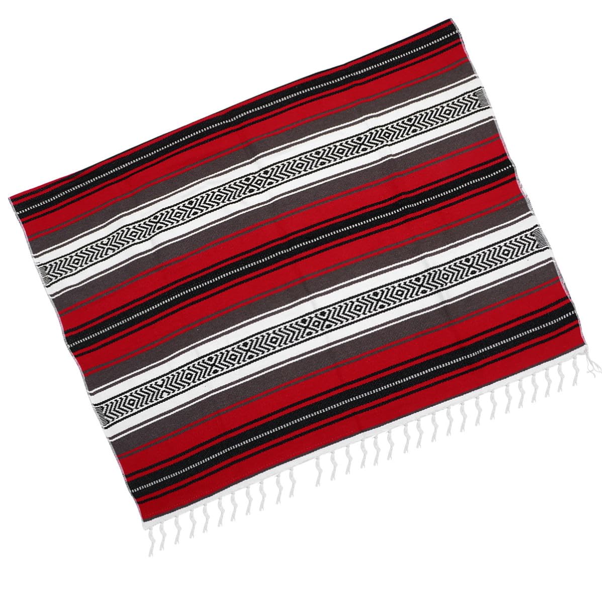 Couverture mexicaine tissée Homoyoyo plaid canapé et tapis de yoga