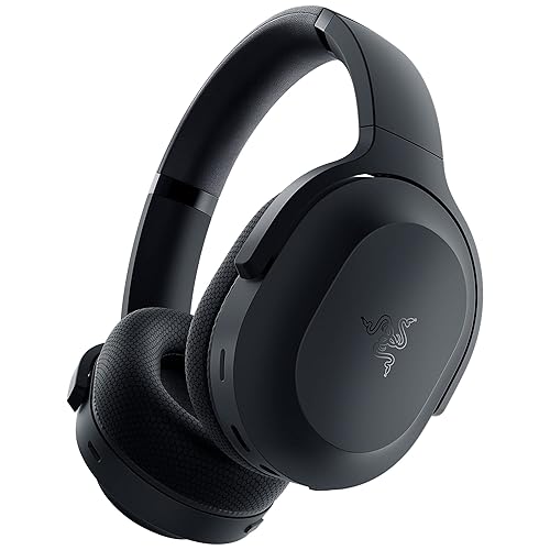 Razer Barracuda Wireless Gaming & Mobile Headset (PC, PlayStation, Switch 2, Android, iOS): 2.4GHz Wireless + Bluetooth - Integrated Noise-Cancelling Mic - 50mm Drivers - 40 Hr Battery - Black - Classic Black - Standard - Barracuda - Headset