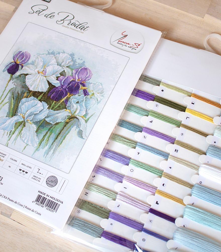 Luca-S B2367 Irises - Cross Stitch Kit
