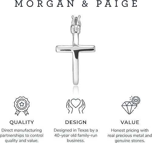 Miniatura 5 de 925 Sterling Silver Cross Circle Hoop or Stud Earrings