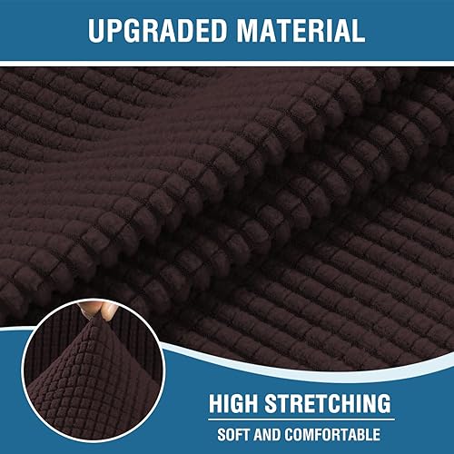 Miniatura 3 de H.VERSAILTEX Funda elástica para sillón reclinable, funda para silla reclinable de elevación eléctrica, ajustable estándar con bolsillo lateral,