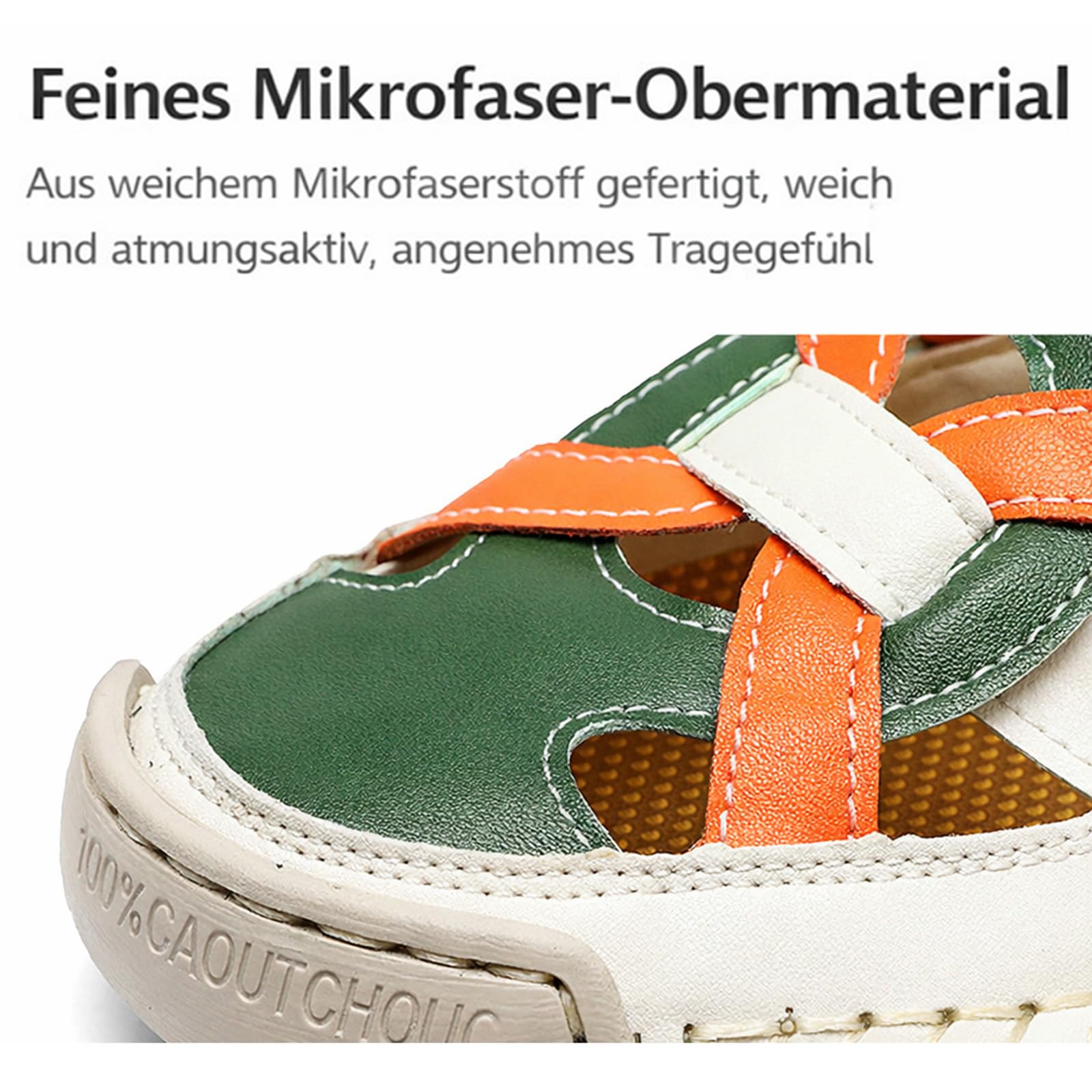 Generisch Buty ortopedyczne dla kobiet i mężczyzn, lekkie sandały letnie, antypoślizgowe sneakersy z zapięciem na rzepy, ergonomiczne sandały