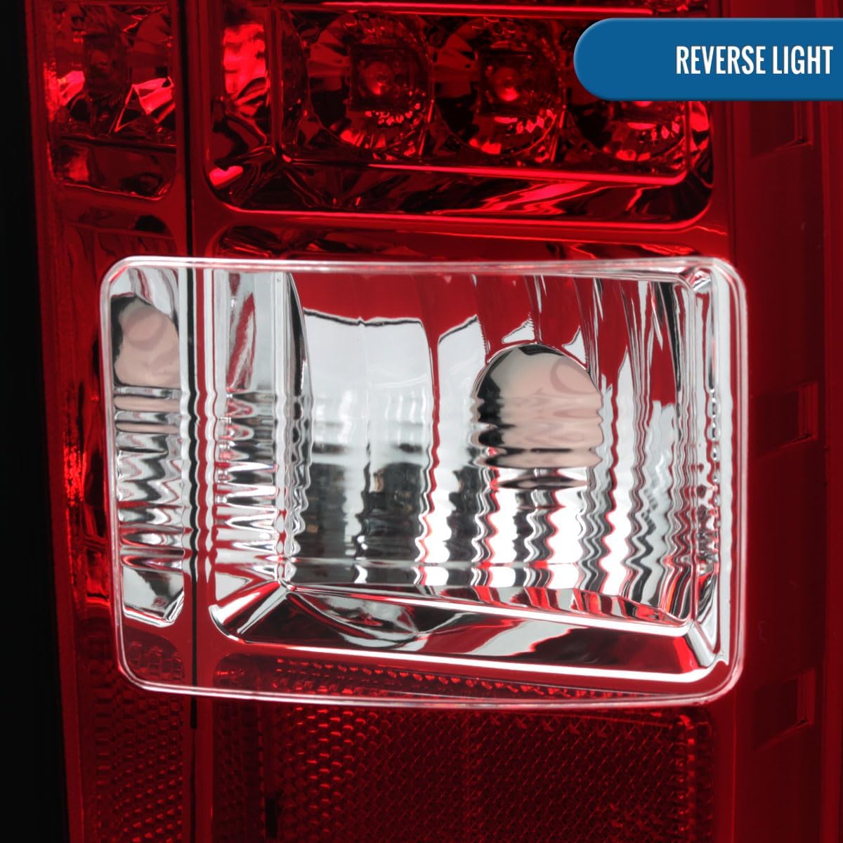 Ronnin - Fits 2014-2018 GMC Sierra 1500 2500HD 3500HD LED Integrated Brake and Turn Signals Tail Lights Assembly Pair | Red