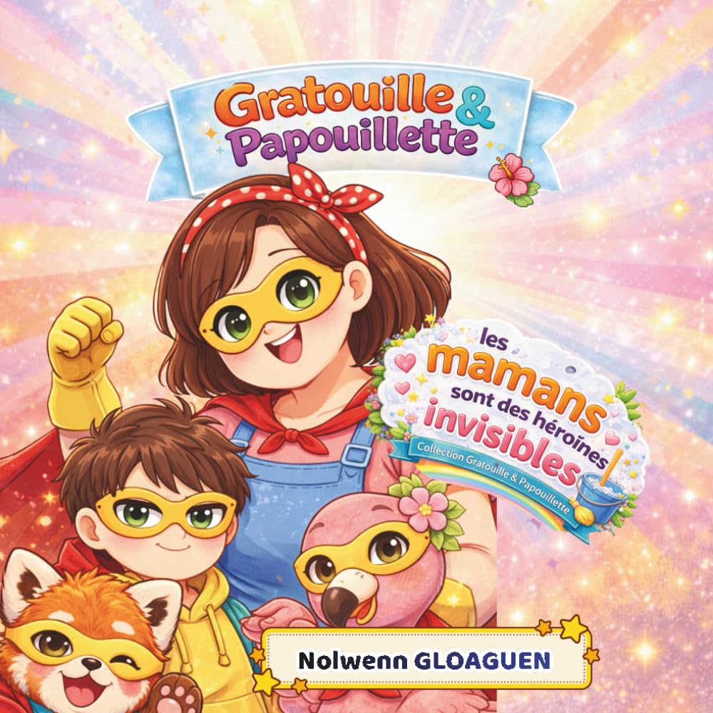 Les mamans sont des héroïnes invisibles: Une histoire pour enfants sur l’empathie, la gratitude et la valeur des métiers invisibles (Les racines du coeur avec Gratouille & Papouillette)