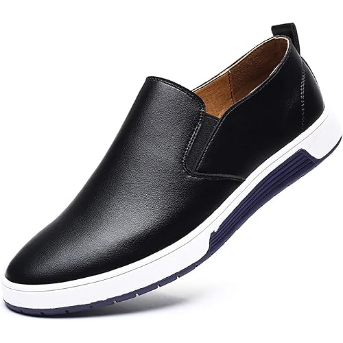 XIPAI Men's Casual Lofer Shoes Slip On Fashion Sneakers