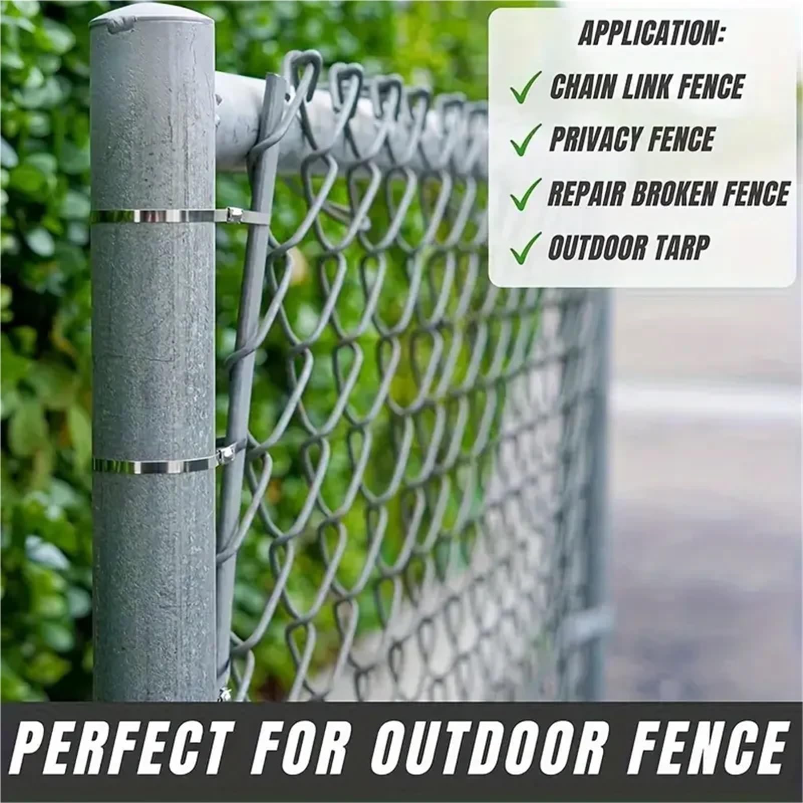 Metalowe opaski zaciskowe Opaski zaciskowe ze stali nierdzewnej, różne rozmiary, wiele sztuk(4.6x300mm,500PCS)