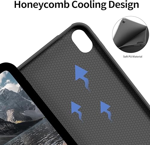 Miniatura 7 de Kenke Funda para iPad de 1110 generación con soporte para lápices de 1110.9 pulgadas 2025 A162022, carcasa trasera de TPU suave, funda híbrida