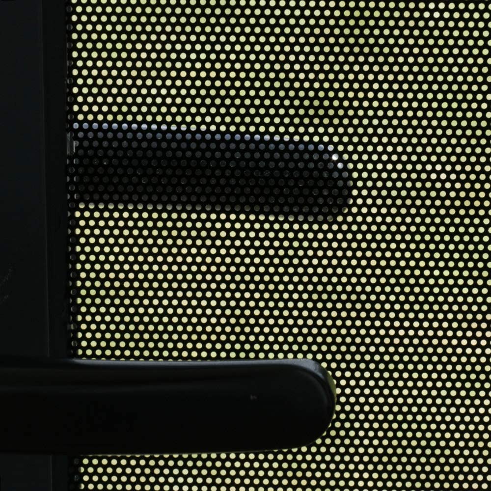 Black Dotted Privacy Window Film - One Way Vision -7