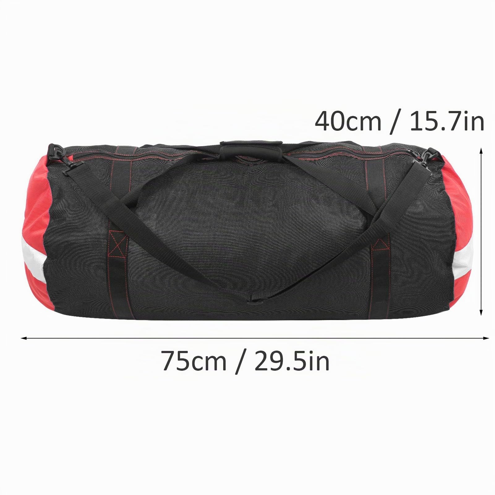 Alomejor 100L Borsone in Rete da Immersione Borsone da Sub per Subacquei Snorkeling Flipper Borsa per Vestiti Bagnati