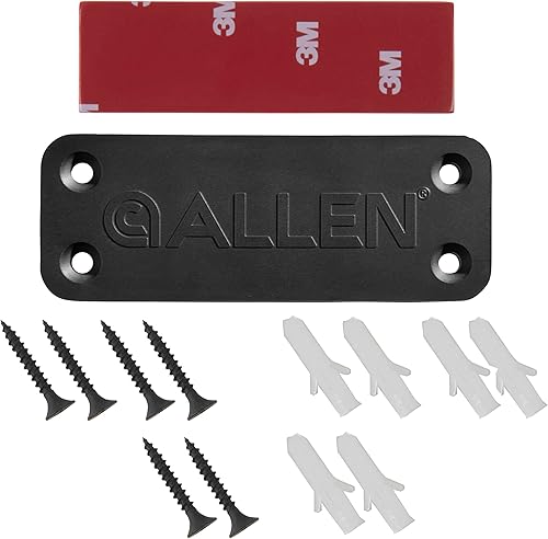 Miniatura 6 de Allen Company - Imán de pistola, soporte magnético con revestimiento de goma, 35 libras, negro (18530)