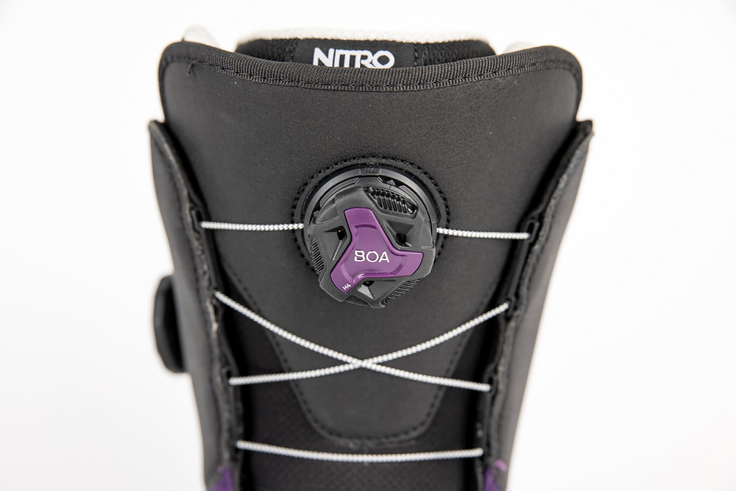Nitro SCALA BOA Boot All Mountain Freeride Freestyle - Sistema di allacciatura rapida per snowboard, colore nero, MP 25.0, EU 38 2/3, US WMN 7,5