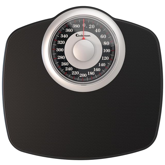 Adamson A25 Scales for Body Weight - Up to 400 LB - New Version - 5 3 Dial