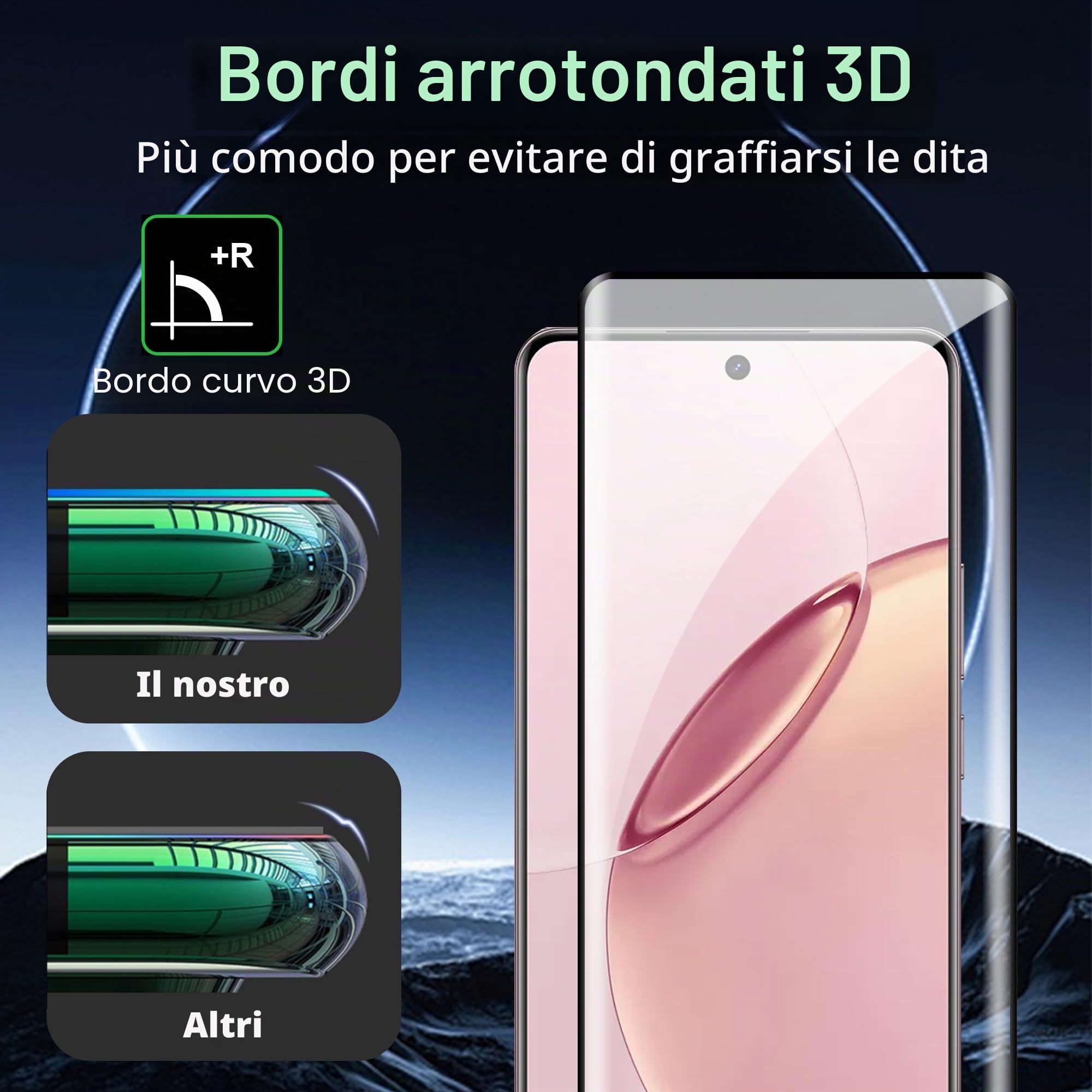 4x Pellicola Protettiva per Realme 16 Pro 5G Protezione Schermo Antiriflesso dipos