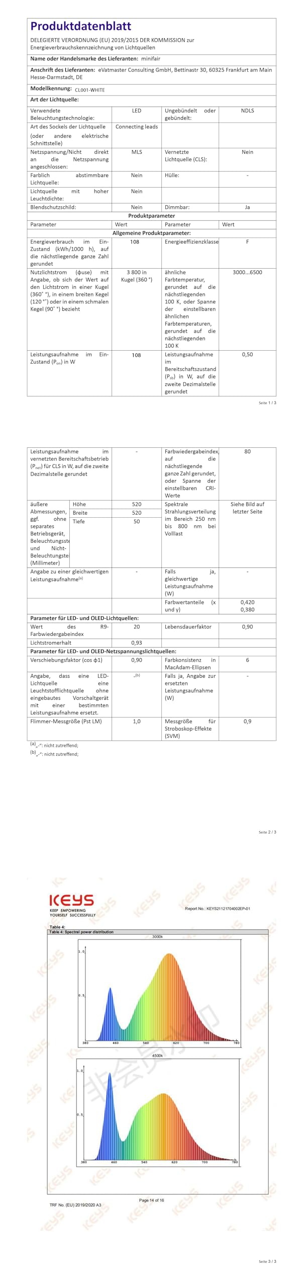 Dimmbare Led Deckenleuchte,Unterputz-Wohnzimmerlampe,108 W,6400 Lm,Deckenleuchte Mit Fernbedienung,6-Ring-Kronleuchter FüR Wohnzimmer, Schlafzimmer, Esszimmer, 3000–6000 K,Weiß,L116CM