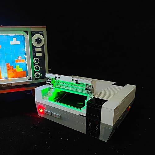 Miniatura 3 de Kit de luces LED para sistema de entretenimiento Nintendo, juego de iluminación de conexión USB compatible con LEGO 71374 (solo luces, sin modelos