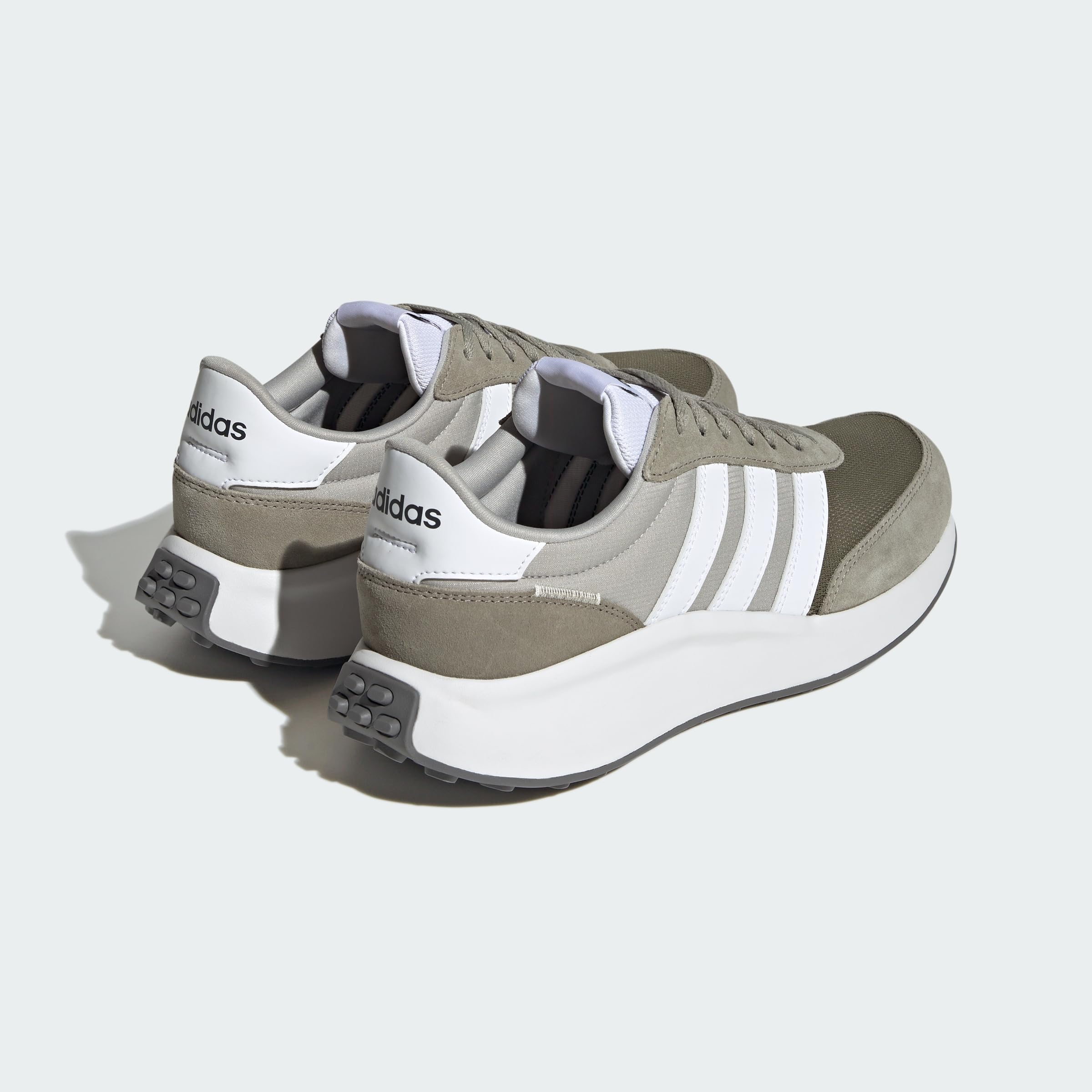 adidas Men's Sneaker: 3.5 Olive Cloud White Silver Pebble