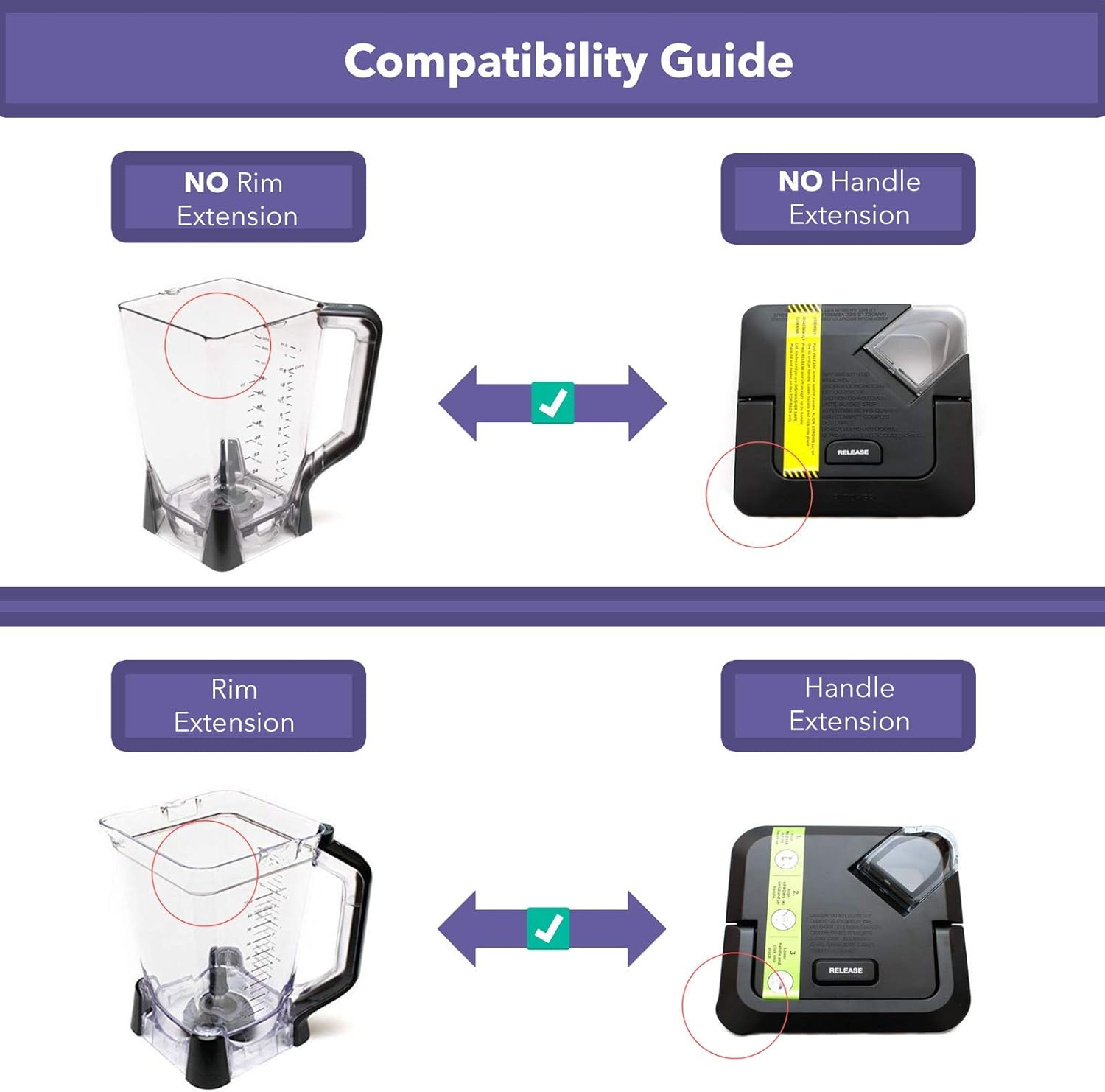 Genuine Ninja BL770 replacement parts (Pitcher 72 oz, new model)