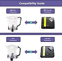 Vista 4 de Piezas de licuadora Ninja para BL770 BL771 BL773 BL660 BL740 BL780 (Jarra, nuevo modelo)