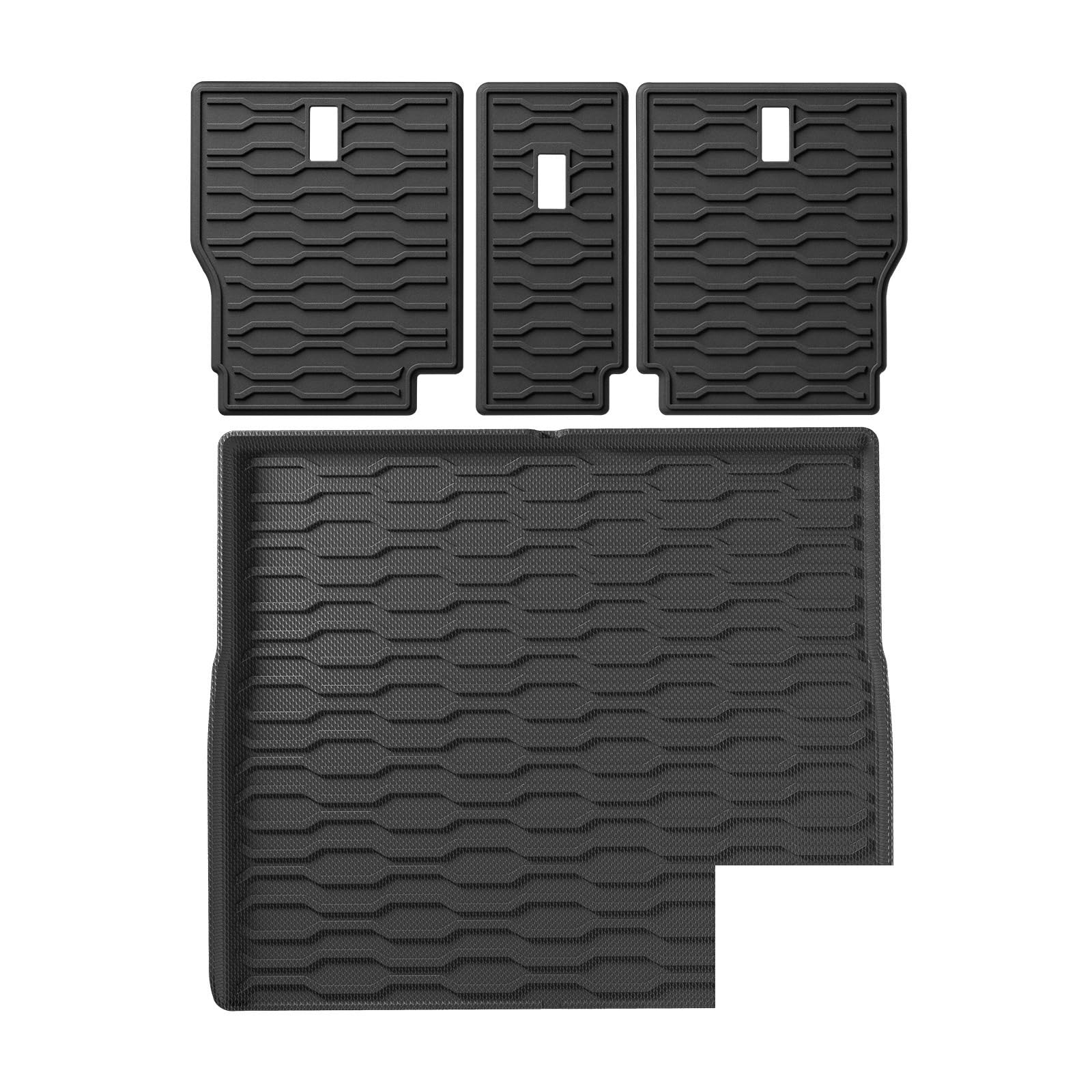 maty samochodowe Do Range Rover Sport L461 2023-2026 | Dywaniki samochodowe Wykładzina bagażnika Podkładka do bagażnika(Trunk pad 2pcs)