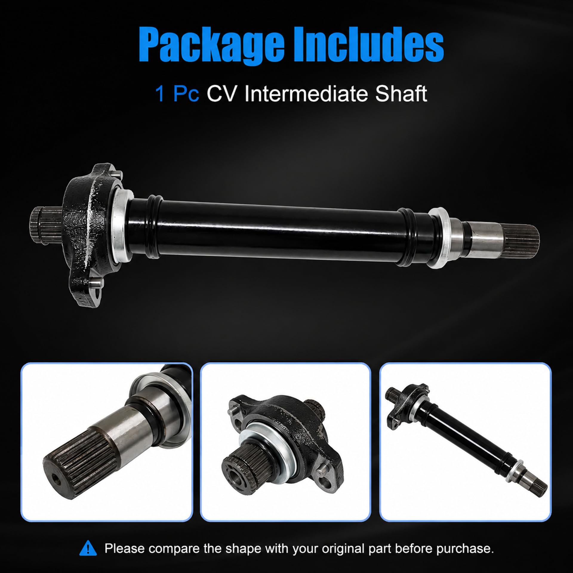 Amazon.com: GXARTS Front Right CV Intermediate Shaft GG38-25-700C