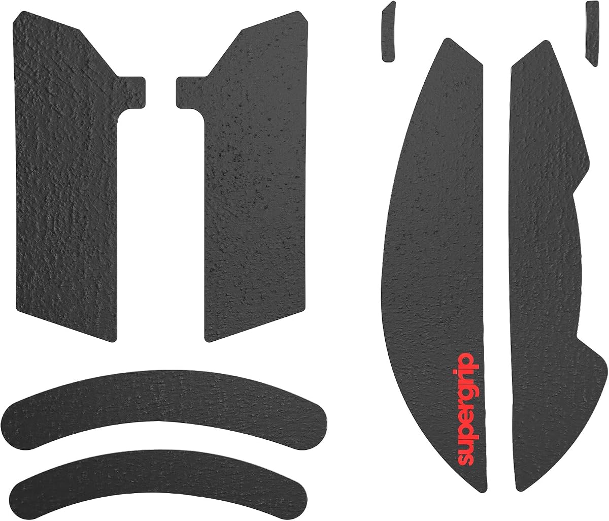 Pulsar Gaming Gears SUPERGRIP Juego de cintas de agarre para Razer Viper v2 Pro Absorción de sudor Alto rendimiento Antideslizante Adhesivo 3M Sin residuos Cinta de agarre para mouse Ultrafina 0,5 mm (0,02 pulgadas)