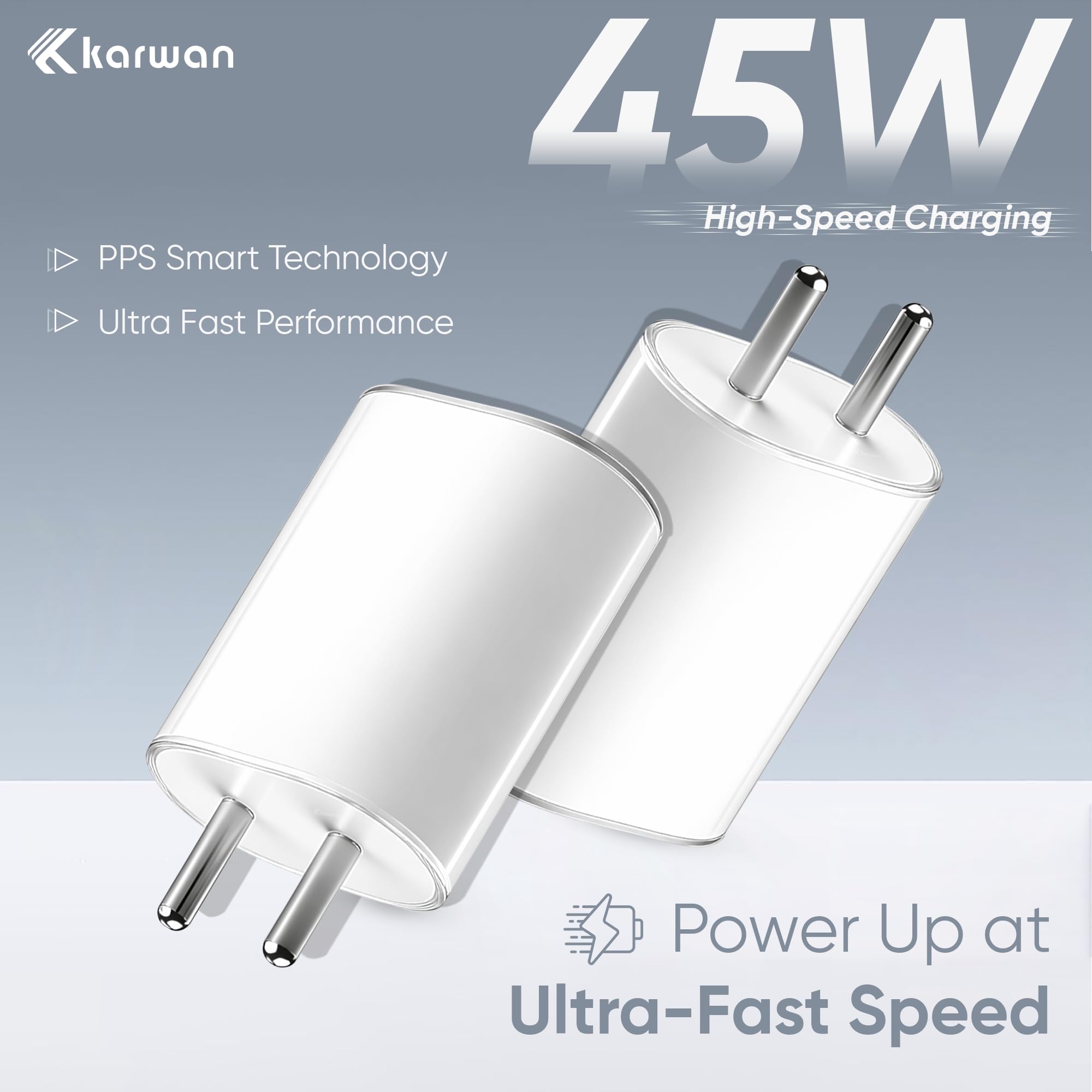 KARWAN 45W PD Charger - Fast Charging for Nothing Phones -3 KARWAN 45W PD Charger - Fast Charging for Nothing Phones -3