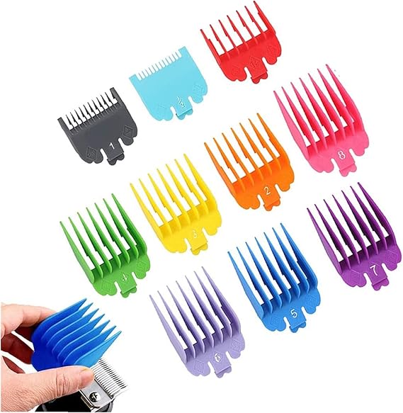 10 Pcs Guide Comb Set, Universal Hair Clipper Limit Comb Guide
