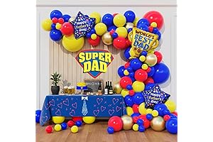 Father's Day Garland Arch Kit: 142-Piece Celebration for Dad