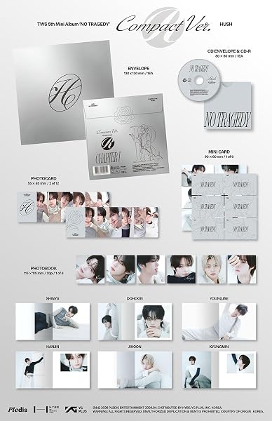 TWS NO TRAGEDY [Compact Ver.] 5th Mini Album (Random Ver.) - 2
