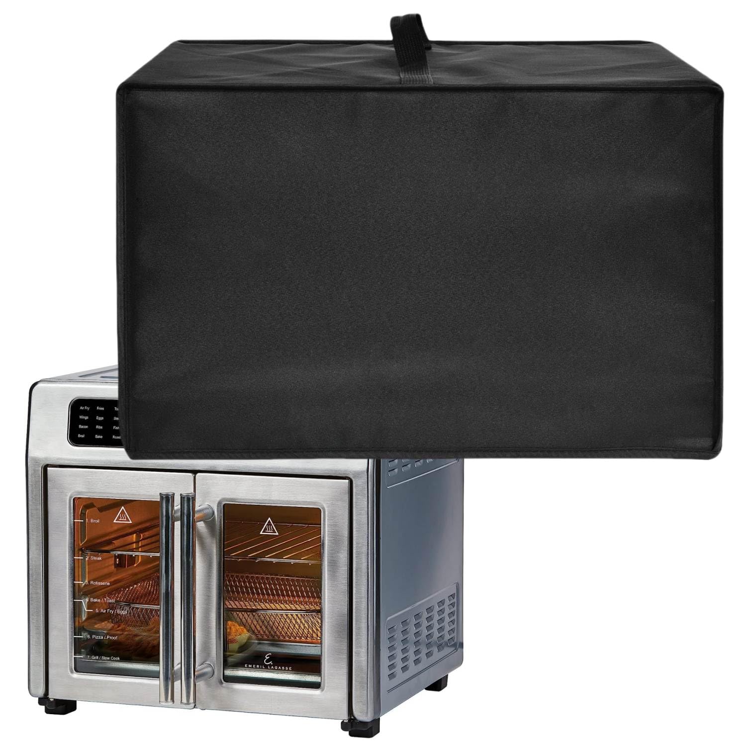 Photo 1 of ???5???Air Fryer Cover - Heat-Resistant Waterproof Dust-proof Air Fryer Cover Compatible for Em-eril Lagasse 26 QT Extra Large Air Fryer, for In.st.ant Omni Air Fryer Toaster Oven Combo 19 QT