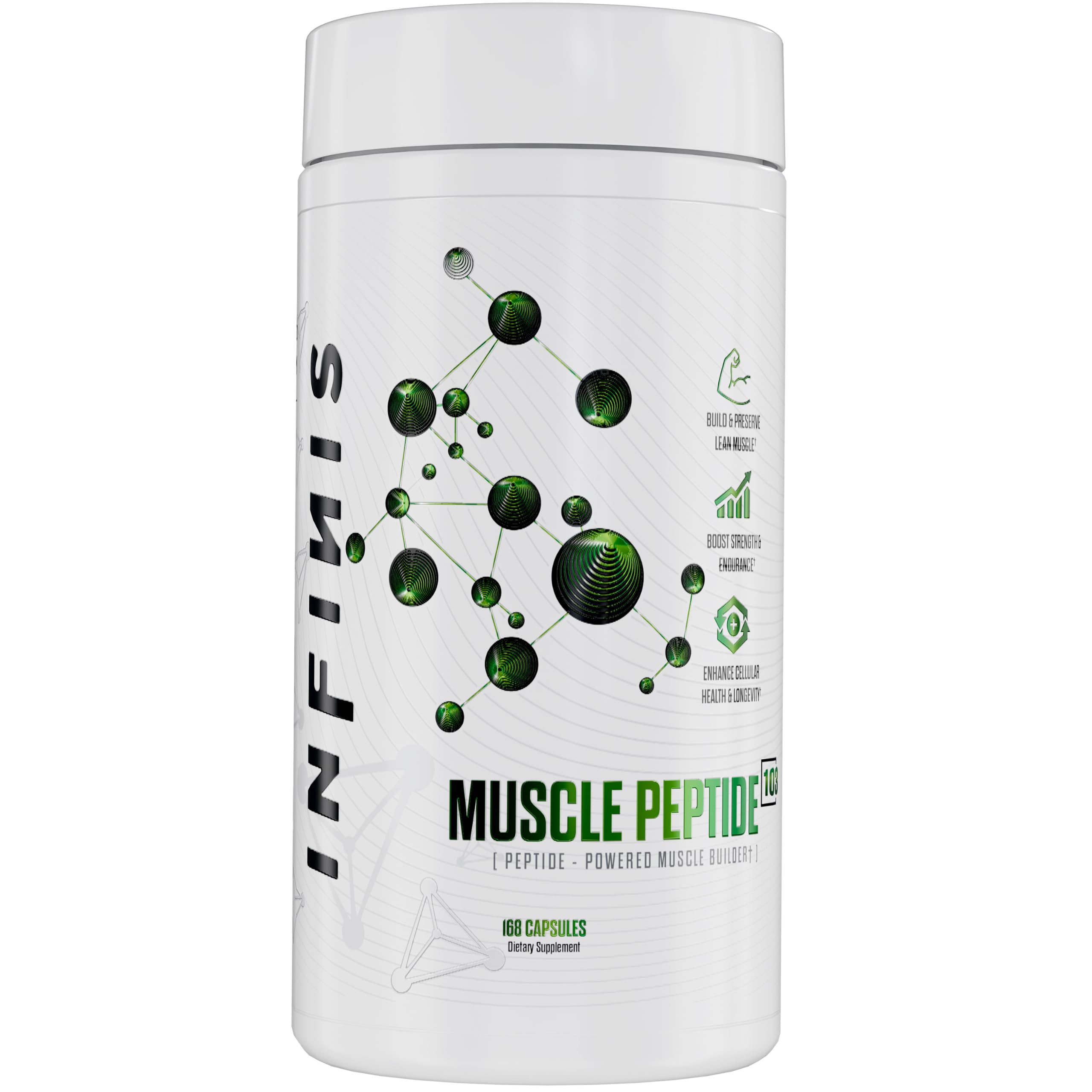 INFINIS Suplemento pós-treino com Urolithin A 500 mg, 168 cápsulas