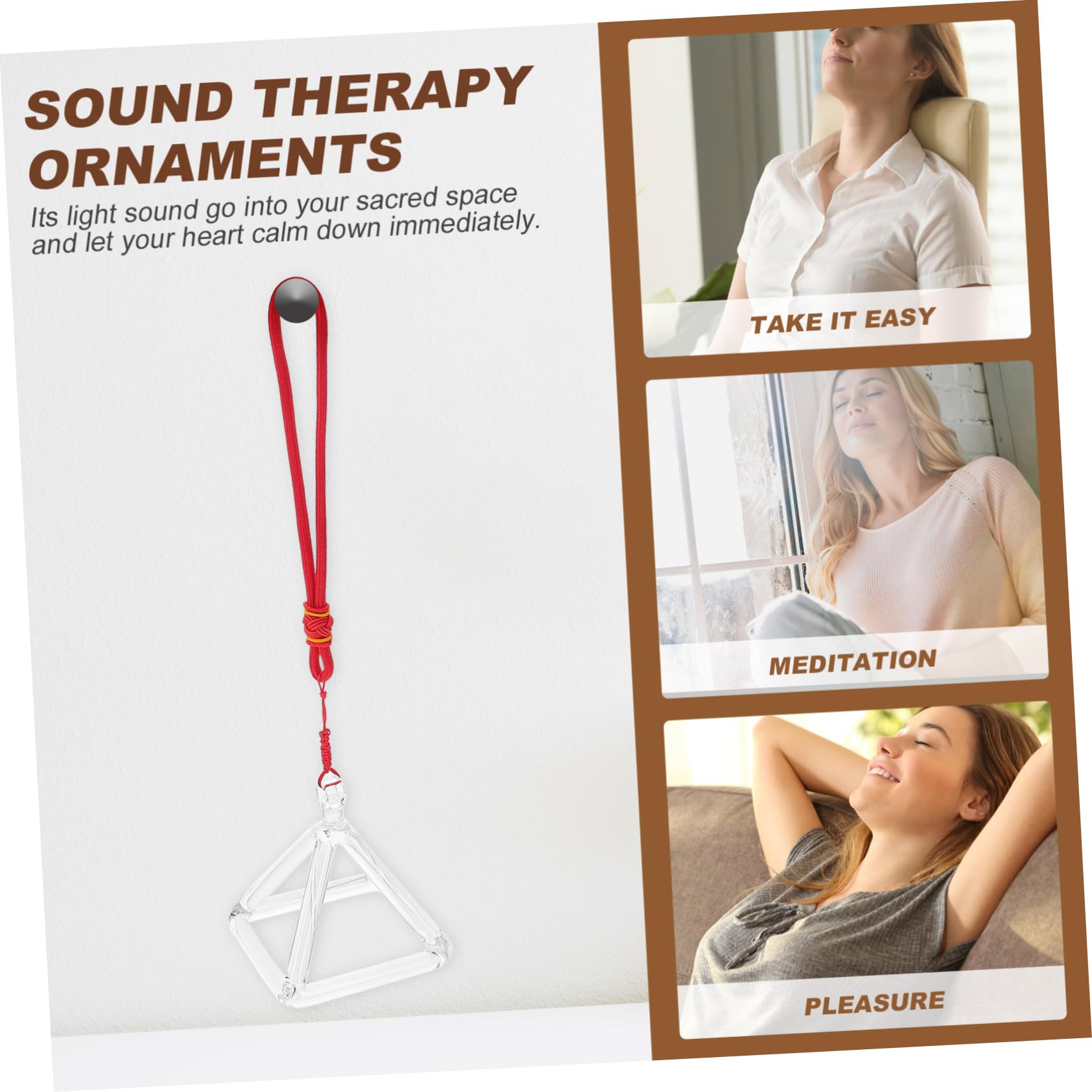 Kisangel Meditazione Supporto Percussioni Quarzo Decorazione Asta Canti Curativo Musicoterapia Semplice Portatile Regalo Spirituale Uomo Donna Relax Viaggio Vacanza Stili multipli