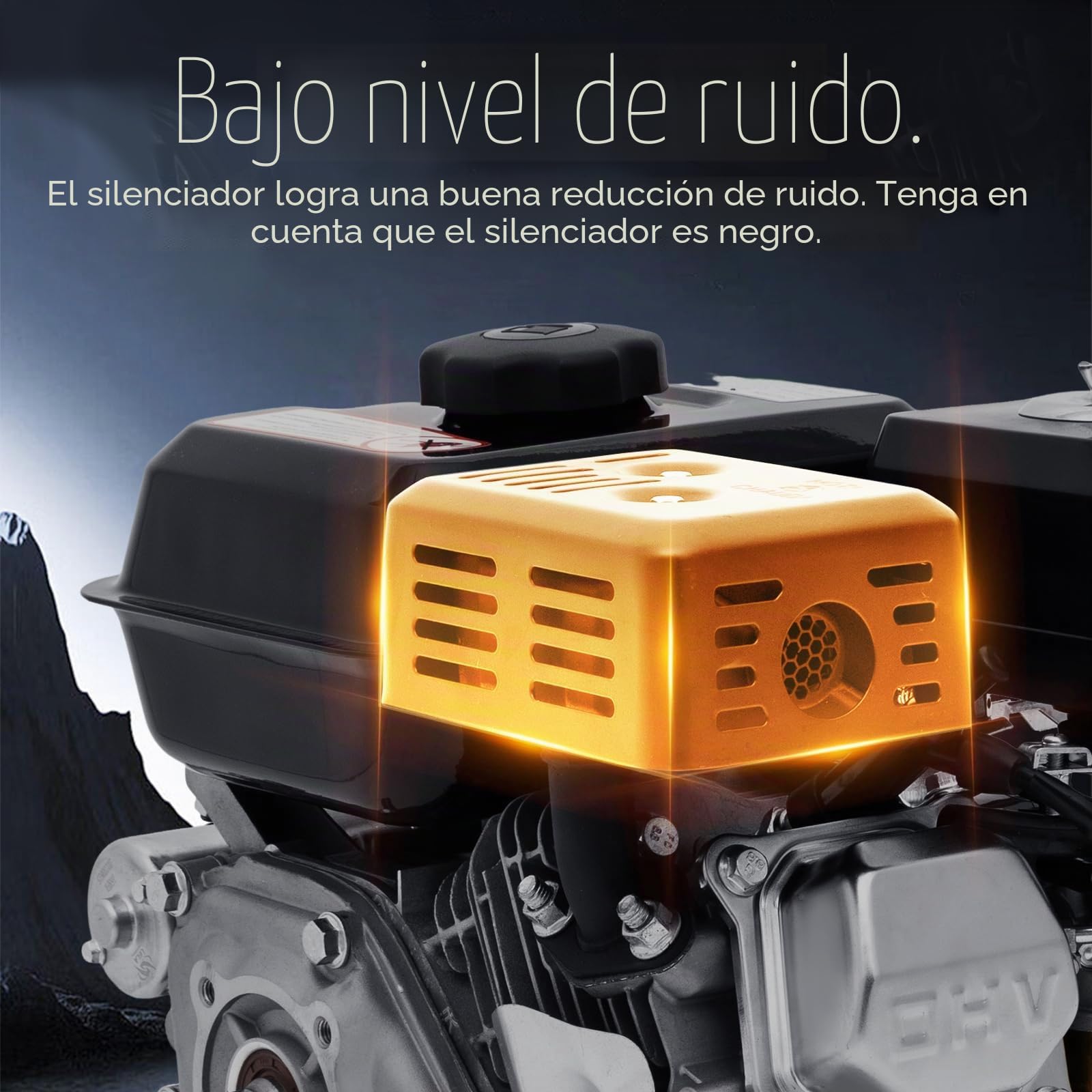 Motor de gasolina de 4 tiempos, 7,5 CV, motor de arranque electrónico, motor de accionamiento eléctrico, motor de gas, motor de repuesto para limpiadora de alta presión Go Kart, 3600 RPM