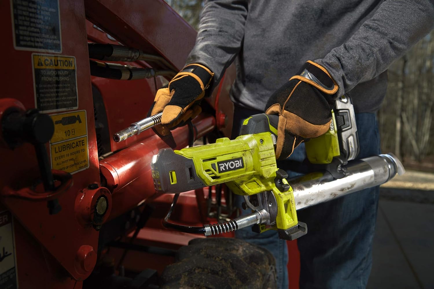RYOBI R18GG-0 One+ Cordless Grease Gun (Bare Tool)