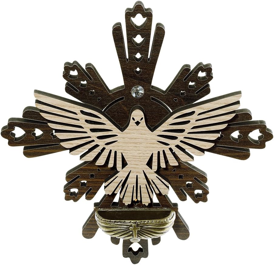 Catholica ShopHoly Spirit Dove Holy Water Font, Made in Brazil