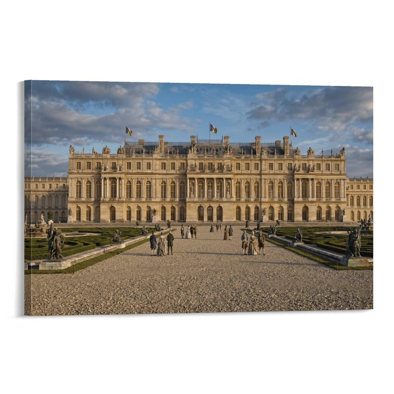 XPASHIQWC Palace of Versailles Wall Decor Poster Giclee Canvas Prints Modern Canvas Wall Art Picture Wall Hanging for Office Gym Living Room Decor 20x30inch(50x75cm)