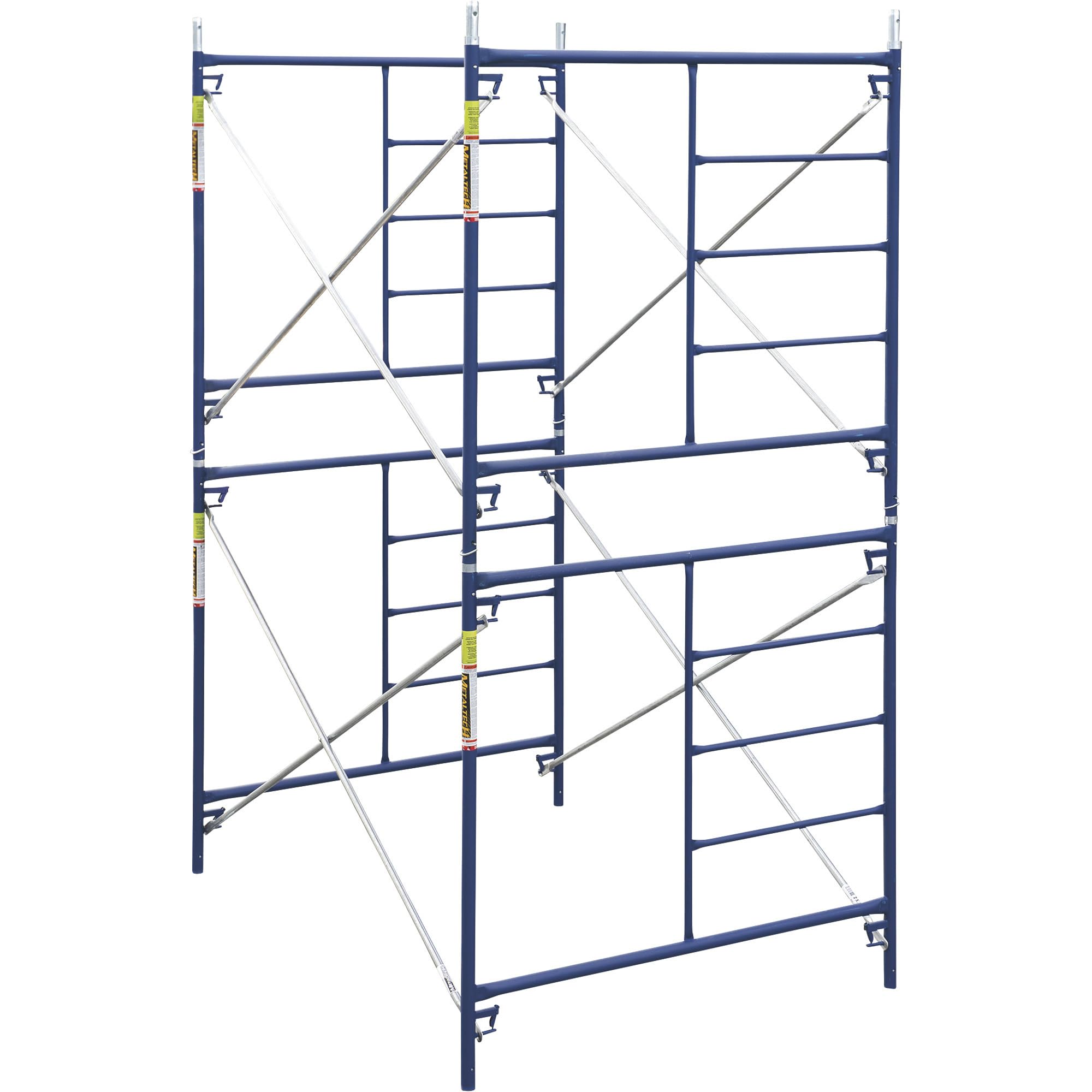 Metaltech Safertstack Double Lift Scaffold - 5ft. x 10ft. x 10ft. Model Number M-MFC51010