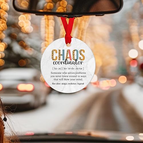 Miniatura 3 de Work Bestie Definition - Adornos de cerámica, divertido árbol de Navidad 2023, mejor amigo, compañero de trabajo, regalo de cumpleaños, amistad,