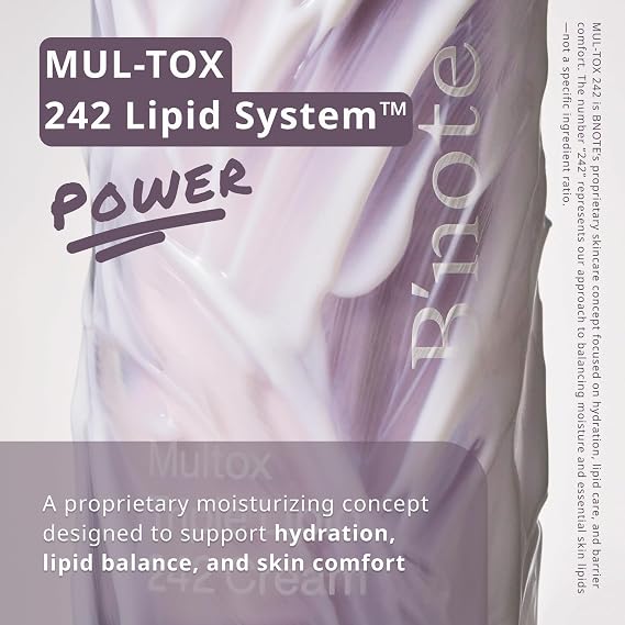 Bnote Multox Triple Lipid 242 Face Moisturizer, Barrier Repair Cream with Ceramide & Cholesterol for Firming, Anti-Aging Daily Facial Cream, Hydrating Korean Skincare, 1.01 fl oz