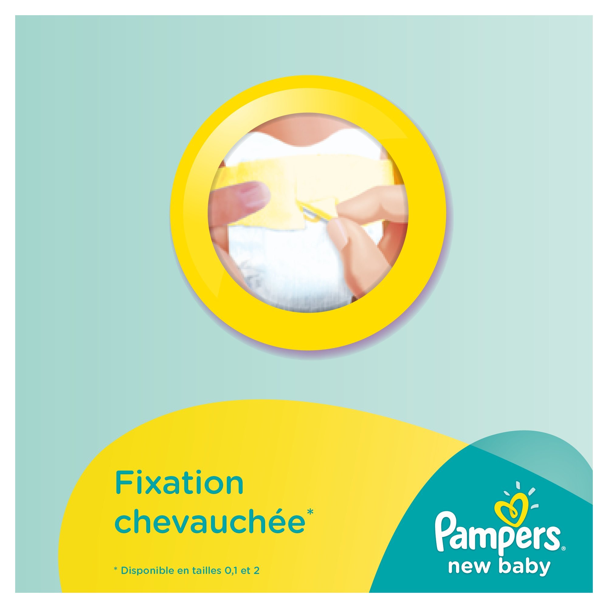 Stara wersja - Pampers New Baby Noworodek (2-5 kg / 4-11 Lbs), 45 pieluch Rozmiar 1 Gigant - Zestaw 3 (135 pieluch)