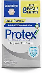 Sabonete em Barra Antibacteriano Protex Limpeza Profunda 8 un de 85g Promo Leve Mais Pague Menos