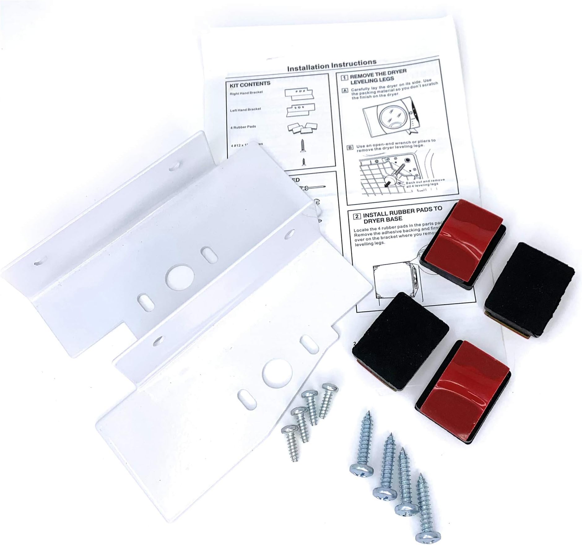 Appliance Pros AP4362880 Durable Laundry Stacking Kit for WE25X10028 | Stacking Replacement Accessories Set for Washing Machine Front Load Washers and Dryer Models