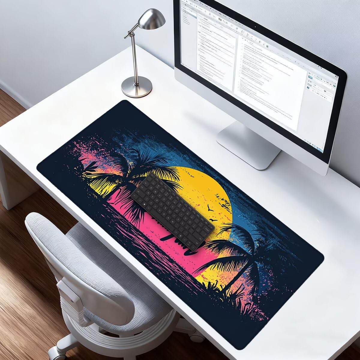Podkładka pod mysz w stylu retro, duża, 1200 x 600 mm, gamingowa podkładka pod mysz, wodoodporna podkładka na biurko, podkładka pod klawiaturę, akcesoria komputerowe, podkładka pod mysz z